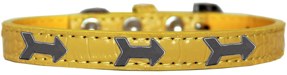 Dog, Puppy & Pet Designer Croc Widget Collar, "Arrows"