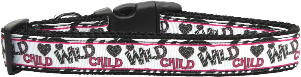 Collar o correa de nailon para perros y gatos, "Wild Child"