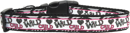 Collar o correa de nailon para perros y gatos, "Wild Child"