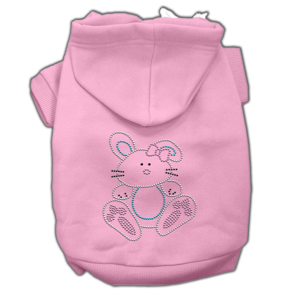 Pet, Dog & Cat Hoodie Rhinestone, "Bunny"