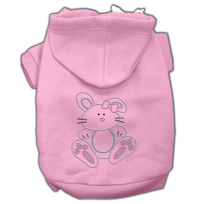 Pet, Dog & Cat Hoodie Rhinestone, "Bunny"