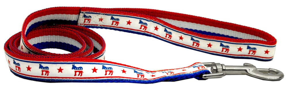 Collar o correa de nailon para perros y gatos, "Partidos políticos" (elija entre: republicano o demócrata)