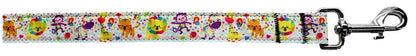 Collar o correa de nailon para perros y gatos, "Jungle Party Animals"