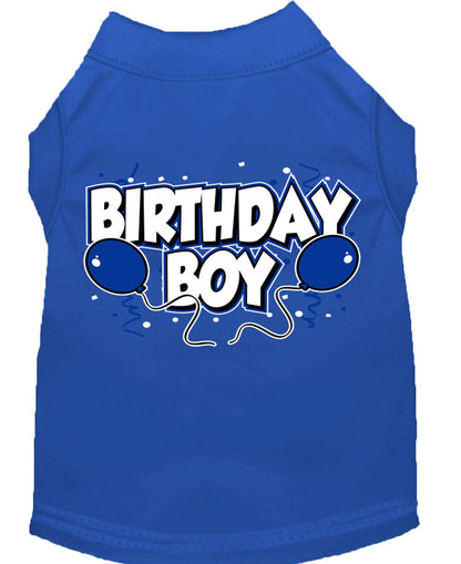 Camiseta para perro y gato con serigrafía "Birday Boy"