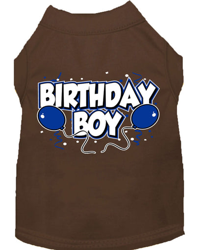 Camiseta para perro y gato con serigrafía "Birday Boy"