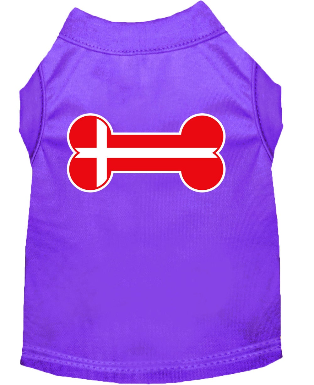 Pet Shirt "Bone Flag Denmark"
