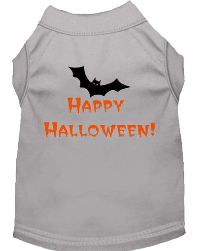 Halloween Pet Dog & Cat Shirt Screen Printed, "Happy Halloween"