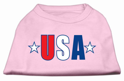 Camiseta para perros y gatos con serigrafía "USA Star"