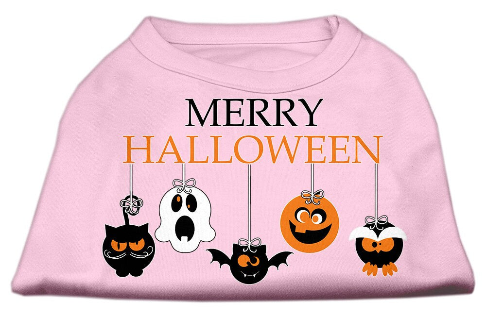 Camiseta para perros y gatos con serigrafía "Feliz Halloween"