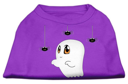 Camiseta de Halloween para perros y gatos con serigrafía "Sammy el fantasma"