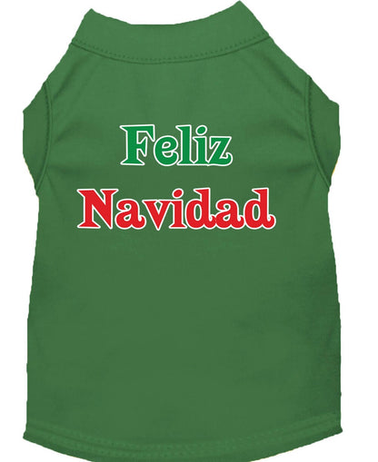 Christmas Pet Shirt, "Feliz Navidad"