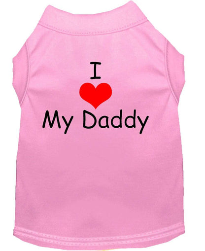 Pet Shirt "I Love My Daddy"