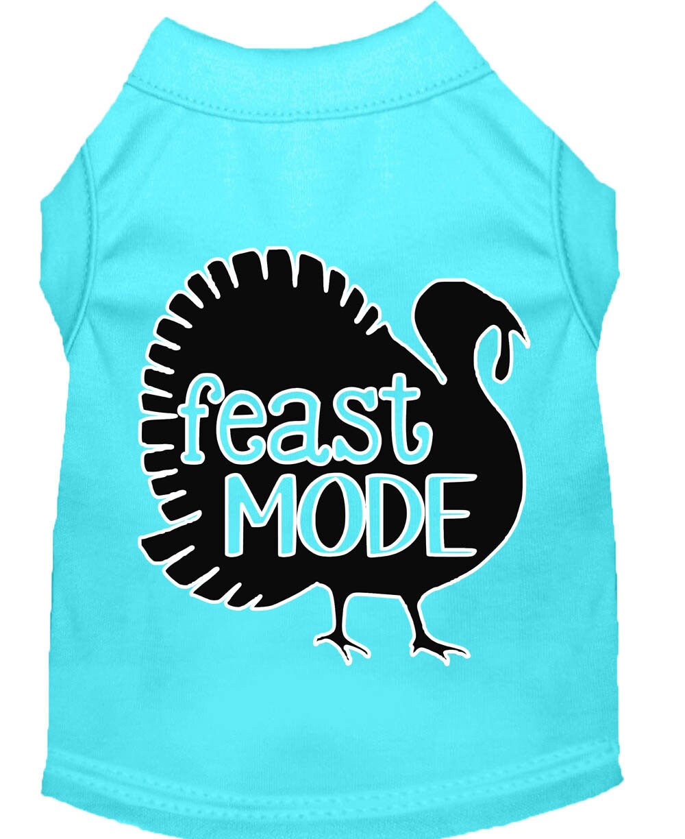 Pet Dog & Cat Shirt Screen Printed, "Feast Mode"