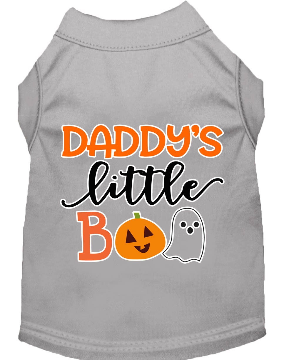 Halloween Pet Dog & Cat Shirt Screen Printed, "Daddy's Little Boo"