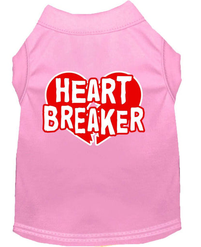 Camiseta para perros y gatos con serigrafía "Heart Breaker"