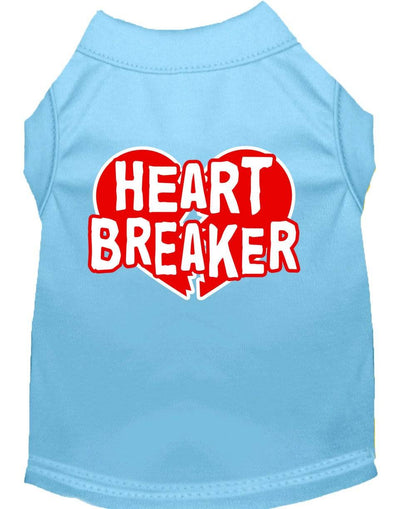 Camiseta para perros y gatos con serigrafía "Heart Breaker"