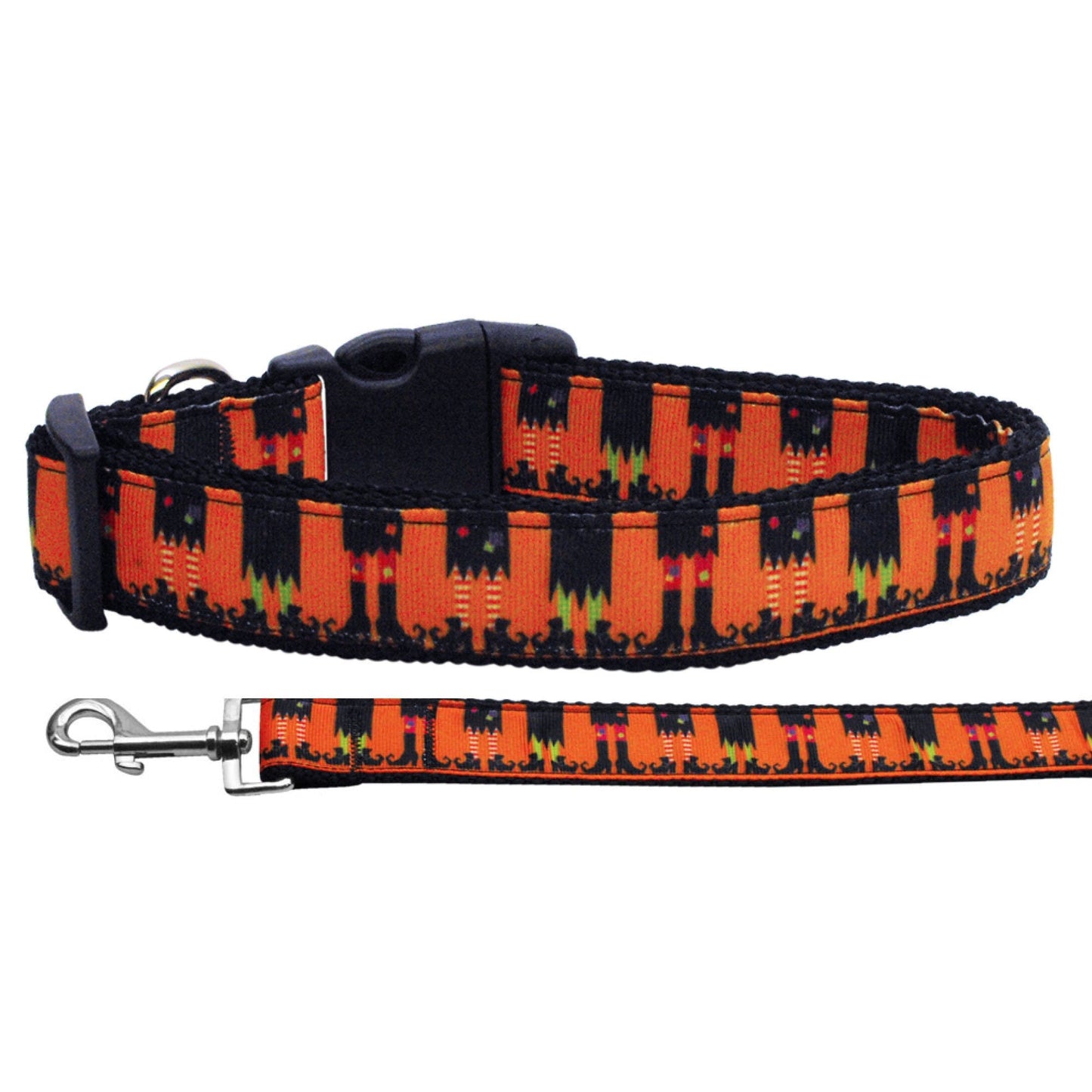 Collar o correa de nailon para perros y gatos de Halloween, "Witches Brew"