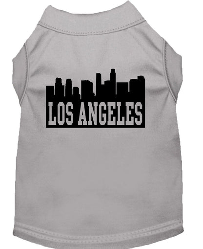 Pet Dog & Cat Shirt Screen Printed, "Los Angeles Skyline"