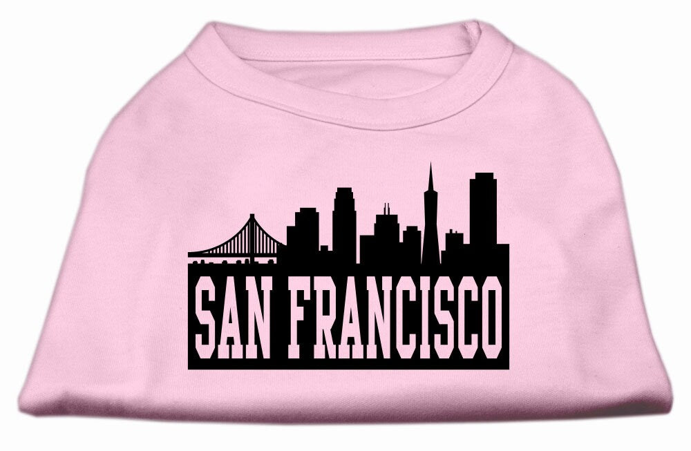 Camiseta para perros y gatos con serigrafía "San Francisco Skyline"