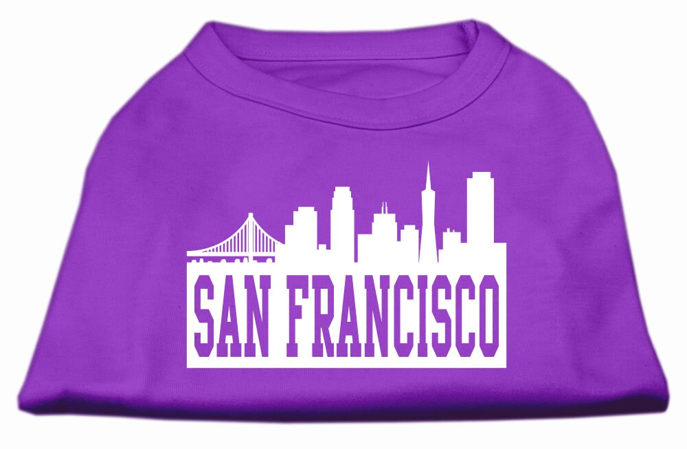 Camiseta para perros y gatos con serigrafía "San Francisco Skyline"