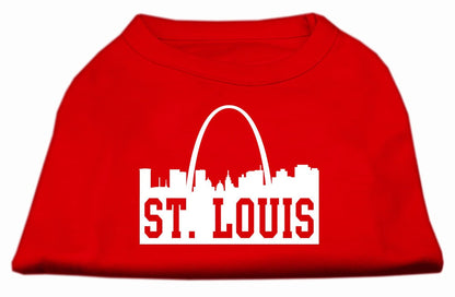 Camiseta para perros y gatos con serigrafía "St. Louis Skyline"