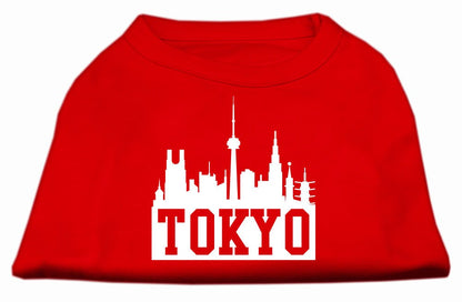 Camiseta para perros y gatos con serigrafía "Tokyo Skyline"