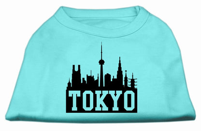 Camiseta para perros y gatos con serigrafía "Tokyo Skyline"