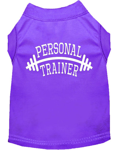 Pet Dog & Cat Shirt Screen Printed, "Personal Trainer"