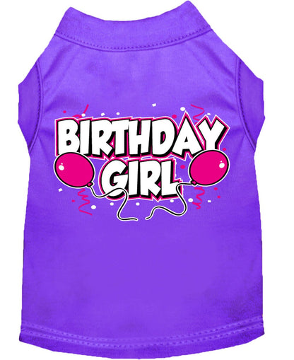 Camiseta para perro y gato con serigrafía "Birday Girl"