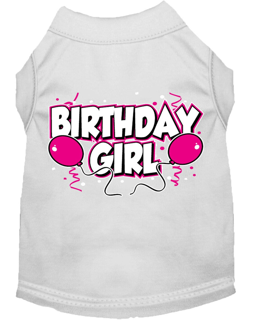 Camiseta para perro y gato con serigrafía "Birday Girl"