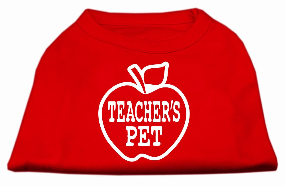 Camiseta para perros y gatos con serigrafía "Teacher's Pet"