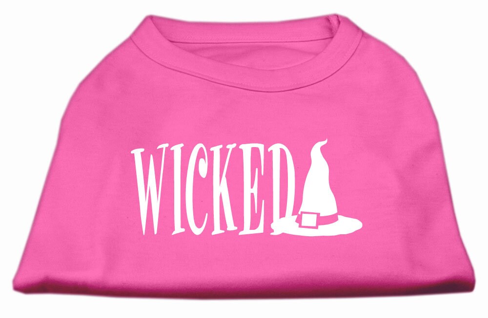 Camiseta para perros y gatos con serigrafía "Wicked"