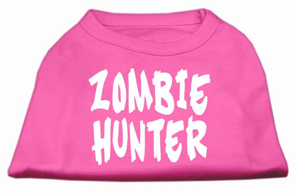 Camiseta para perros y gatos con serigrafía "Zombie Hunter"