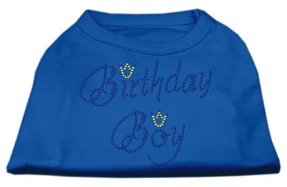 Camiseta para perro y gato con diamantes de imitación, "Cumpleañero"