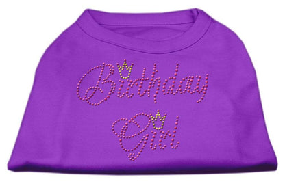 Camiseta para perro y gato con diamantes de imitación, "Cumpleañera"