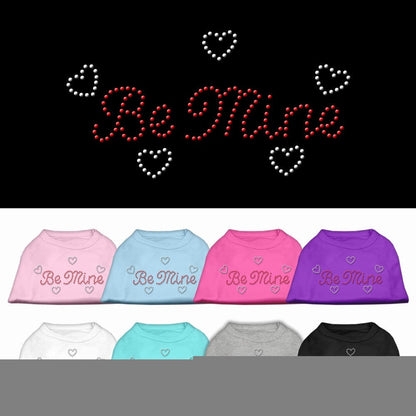 Camiseta para perros y gatos con diamantes de imitación para el día de San Valentín, "Be Mine"