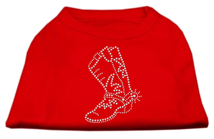 Camiseta para perros y gatos con diamantes de imitación, "Boot"