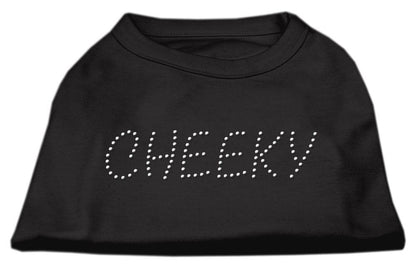 Camiseta para perros y gatos con diamantes de imitación, "Cheeky"