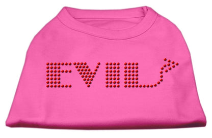 Pet Dog & Cat Shirt Rhinestone, "Evil"