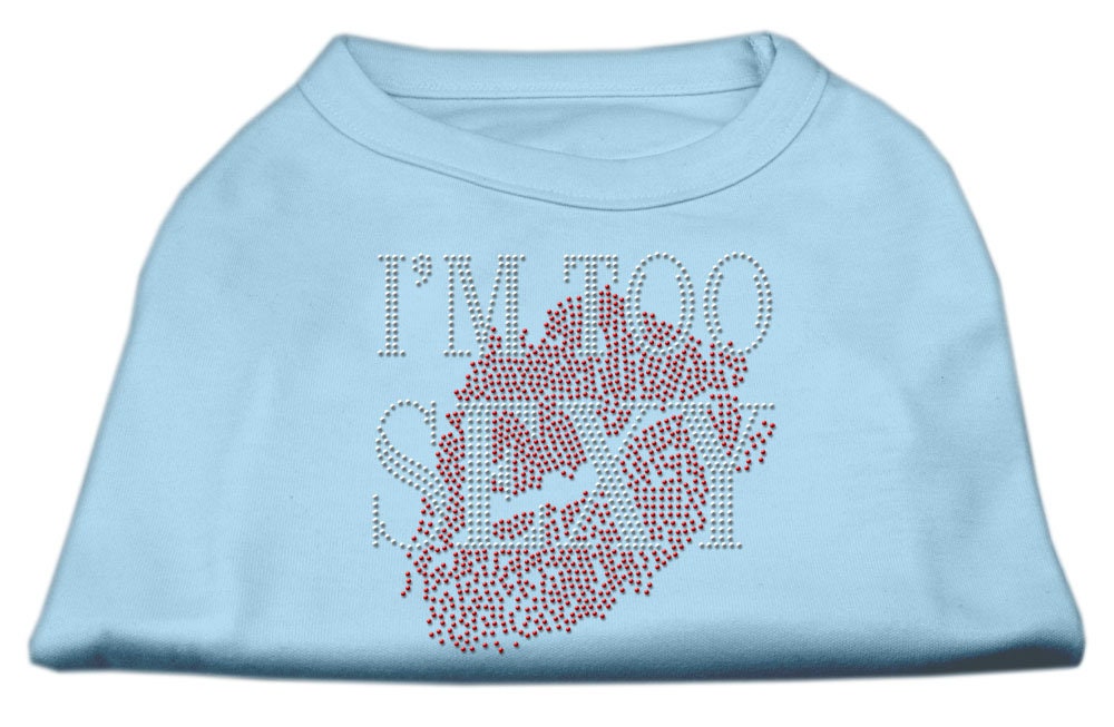 Pet Dog & Cat Shirt Rhinestone, "I'm Too Sexy"