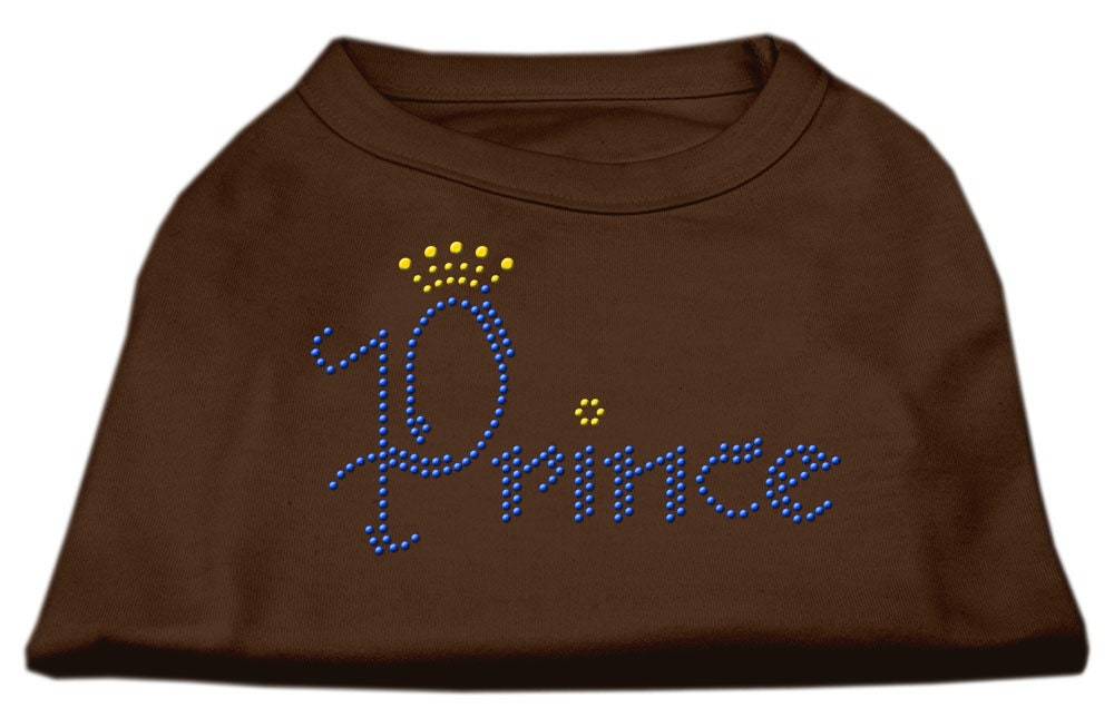 Camiseta para perros y gatos con diamantes de imitación, "Prince"