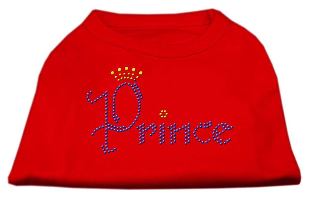 Camiseta para perros y gatos con diamantes de imitación, "Prince"