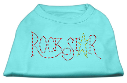 Pet Dog & Cat Shirt Rhinestone, "RockStar"