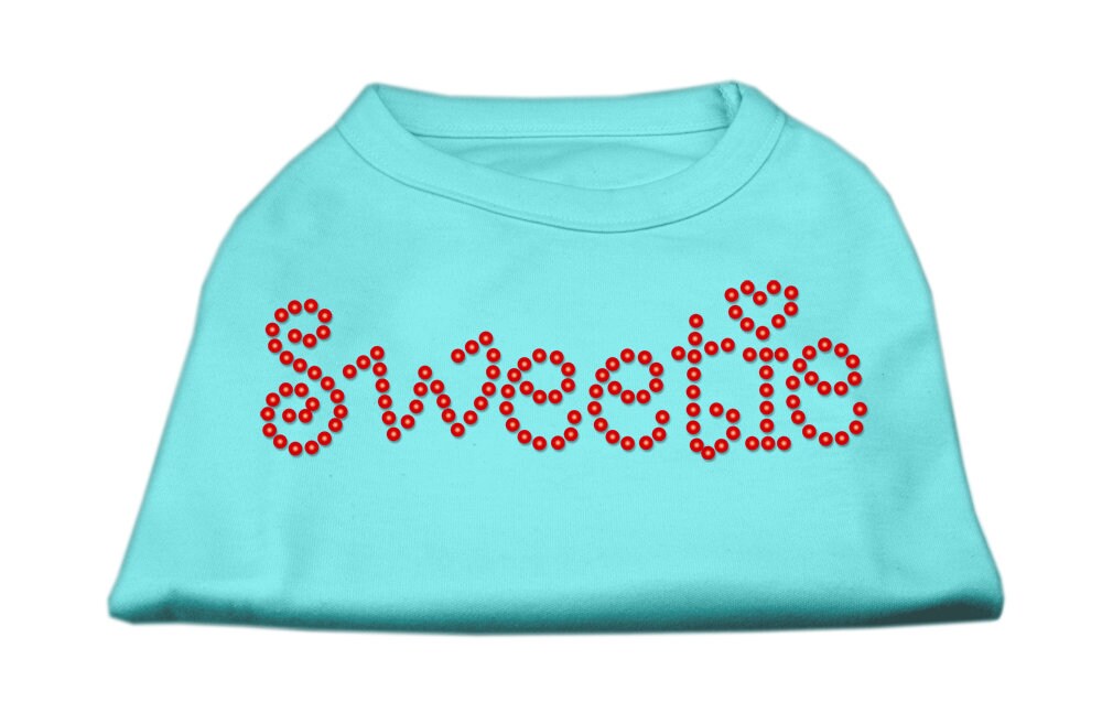 Pet Dog & Cat Shirt Rhinestone, "Sweetie"