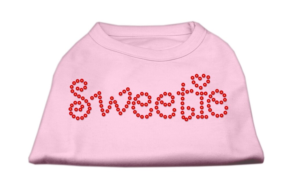 Pet Dog & Cat Shirt Rhinestone, "Sweetie"