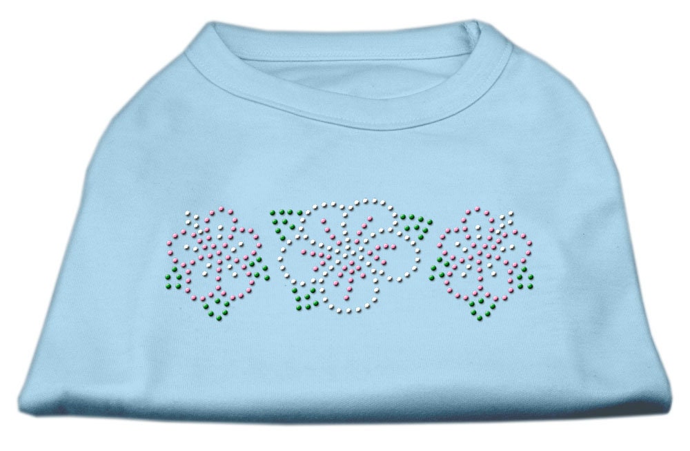 Pet Dog & Cat Shirt Rhinestone, "Tropical Flower"