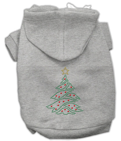 Christmas Pet, Dog & Cat Hoodie Rhinestone, "Christmas Tree"