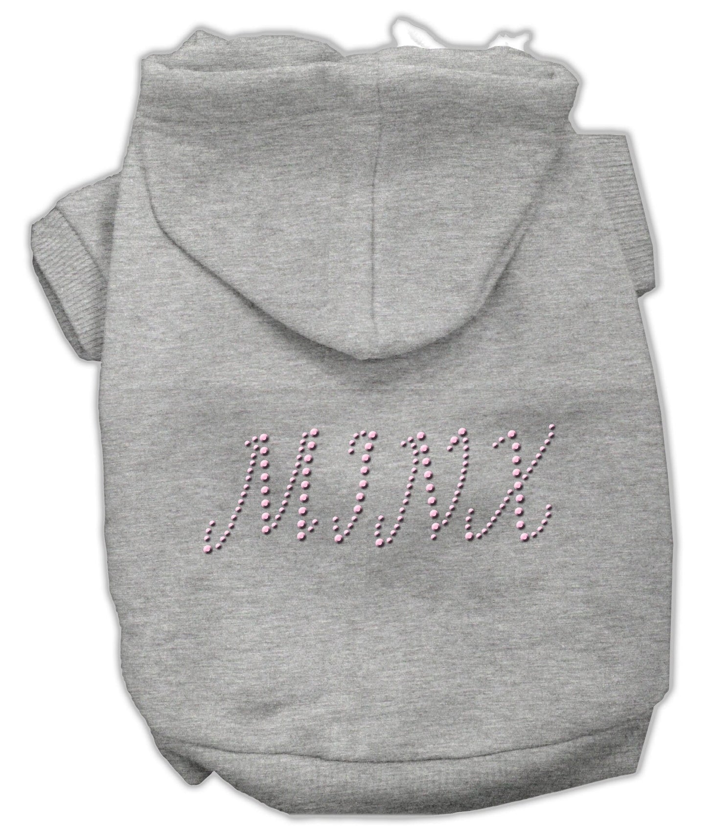 Sudadera con capucha para mascotas, perros y gatos con diamantes de imitación, "Minx"