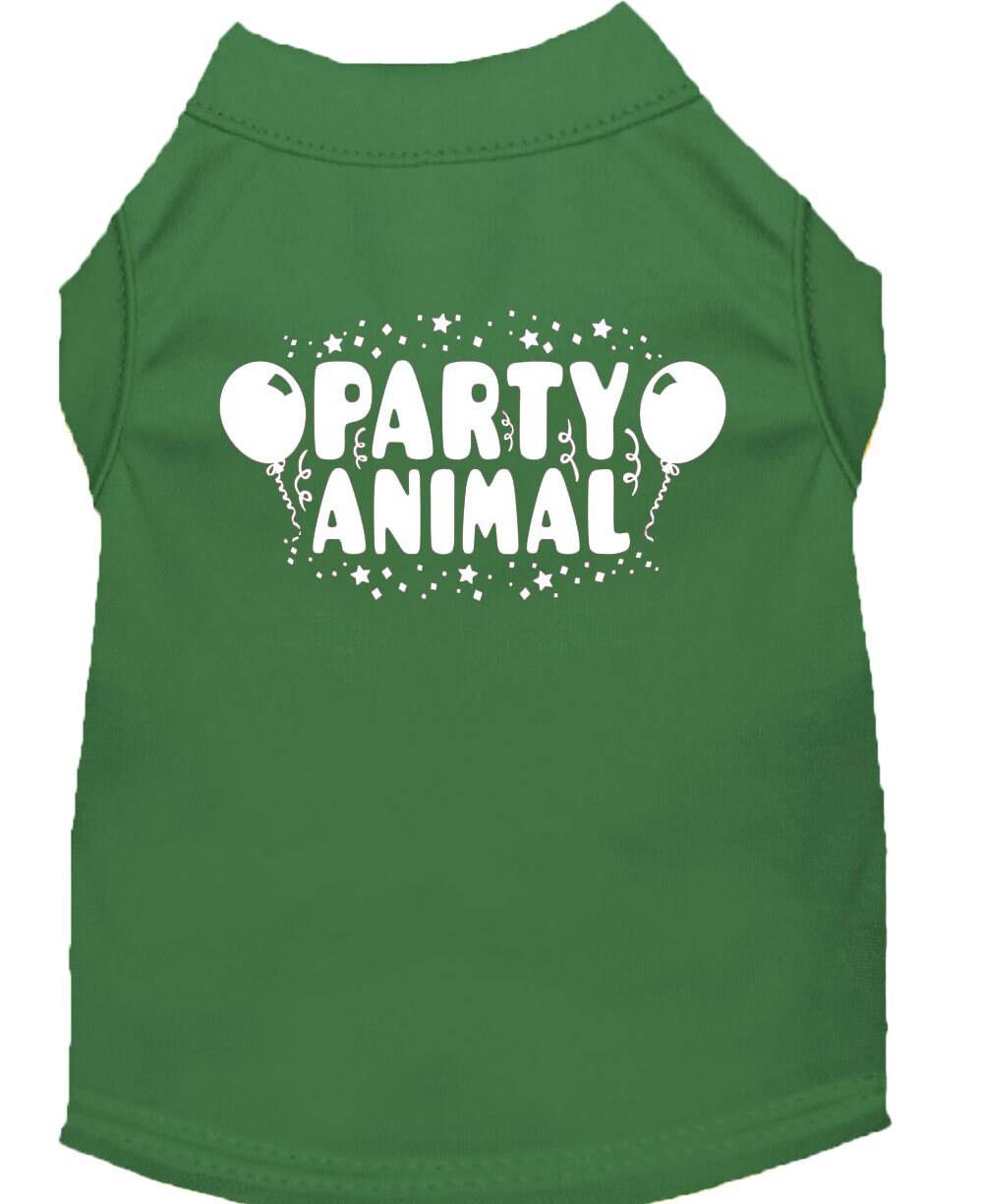 Camiseta para perros y gatos con serigrafía "Party Animal"