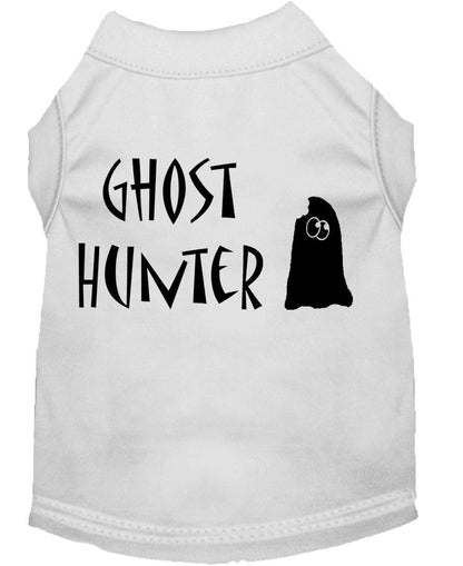 Camiseta de Halloween para perros y gatos con serigrafía "Ghost Hunter"